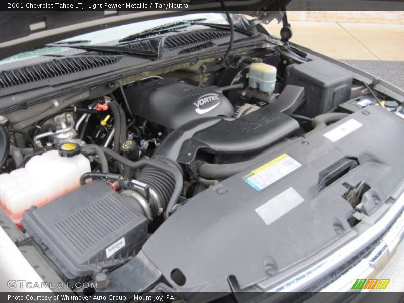 Light Pewter Metallic / Tan/Neutral 2001 Chevrolet Tahoe LT