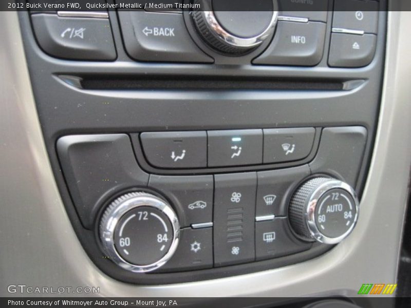 Controls of 2012 Verano FWD