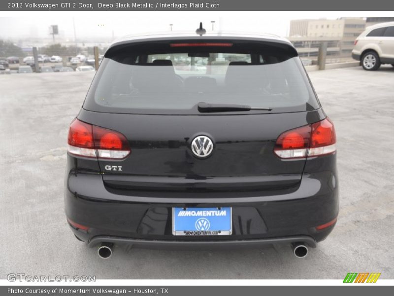 Deep Black Metallic / Interlagos Plaid Cloth 2012 Volkswagen GTI 2 Door