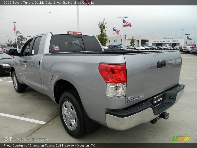 Silver Sky Metallic / Graphite 2012 Toyota Tundra Double Cab