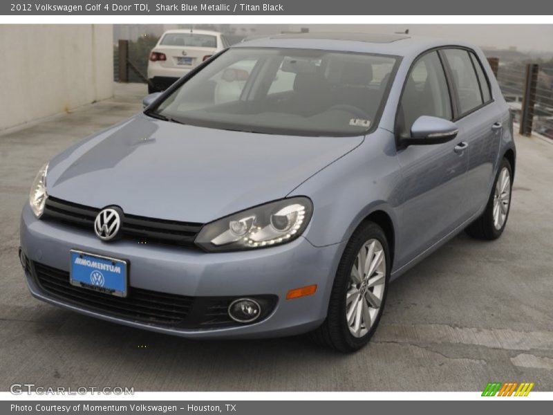 Shark Blue Metallic / Titan Black 2012 Volkswagen Golf 4 Door TDI