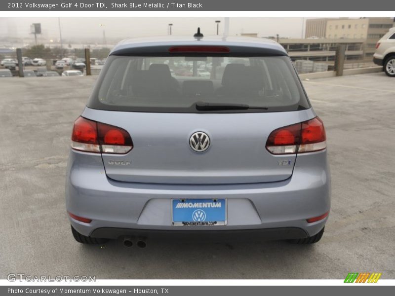 Shark Blue Metallic / Titan Black 2012 Volkswagen Golf 4 Door TDI