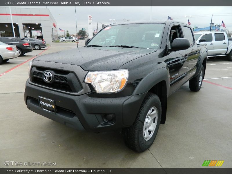 Black / Graphite 2012 Toyota Tacoma Prerunner Double Cab