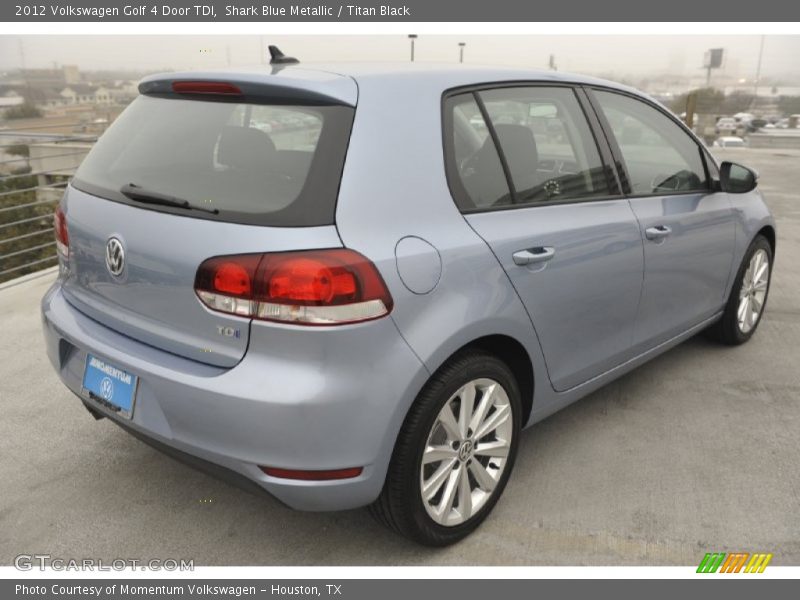 Shark Blue Metallic / Titan Black 2012 Volkswagen Golf 4 Door TDI