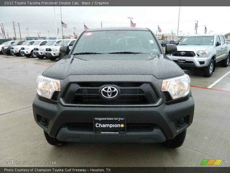 Black / Graphite 2012 Toyota Tacoma Prerunner Double Cab