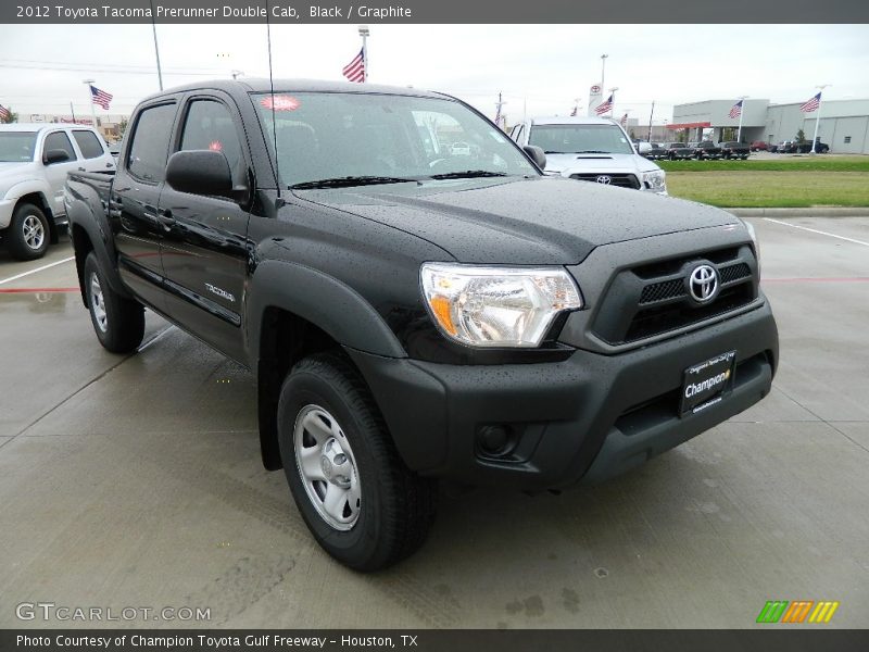Black / Graphite 2012 Toyota Tacoma Prerunner Double Cab