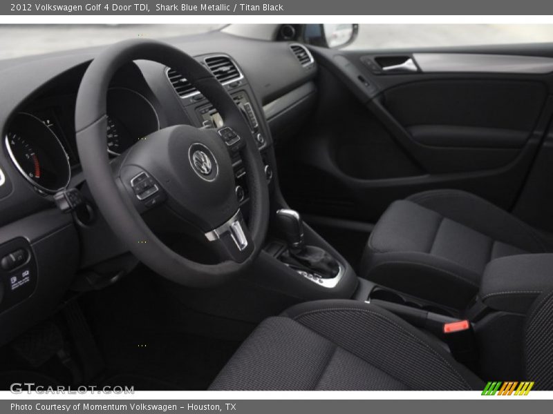 Shark Blue Metallic / Titan Black 2012 Volkswagen Golf 4 Door TDI
