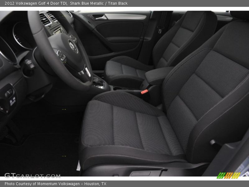 Shark Blue Metallic / Titan Black 2012 Volkswagen Golf 4 Door TDI