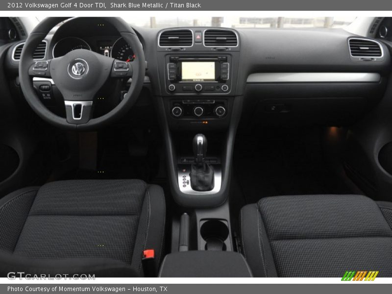 Shark Blue Metallic / Titan Black 2012 Volkswagen Golf 4 Door TDI