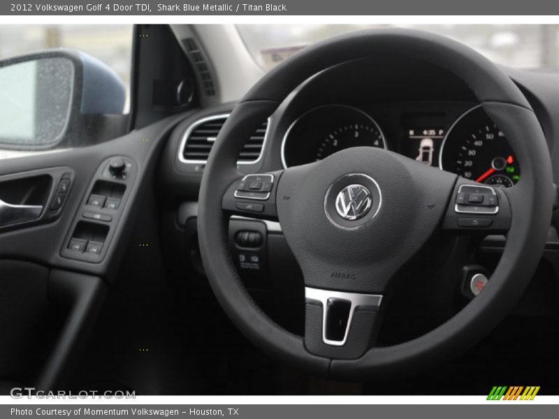 Shark Blue Metallic / Titan Black 2012 Volkswagen Golf 4 Door TDI