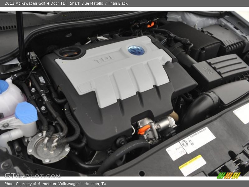 Shark Blue Metallic / Titan Black 2012 Volkswagen Golf 4 Door TDI