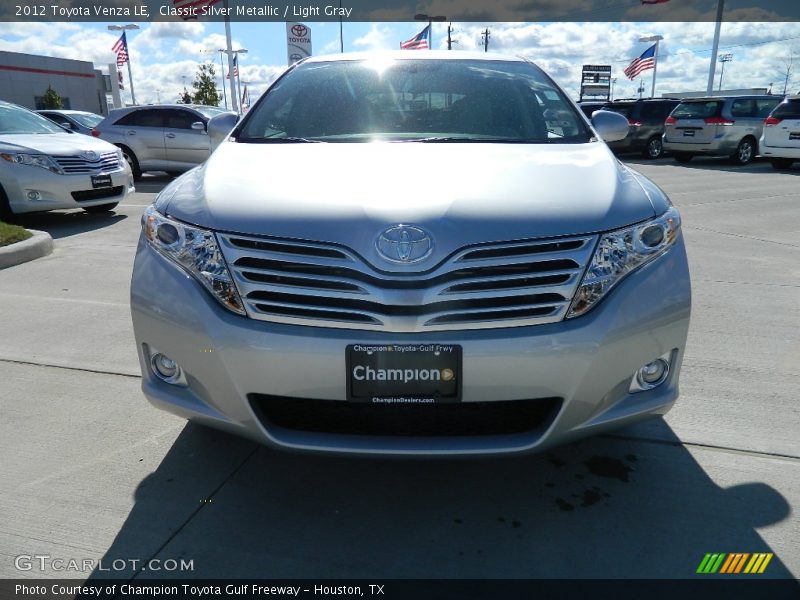 Classic Silver Metallic / Light Gray 2012 Toyota Venza LE
