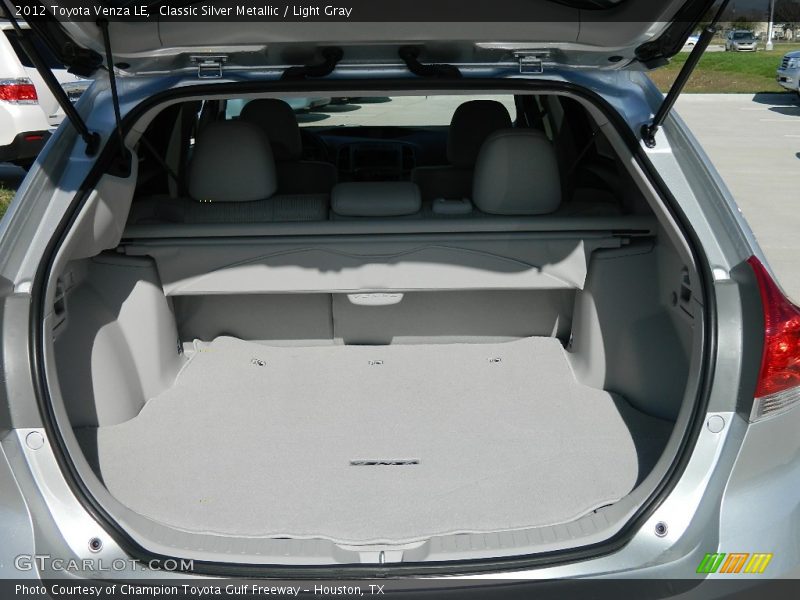 Classic Silver Metallic / Light Gray 2012 Toyota Venza LE