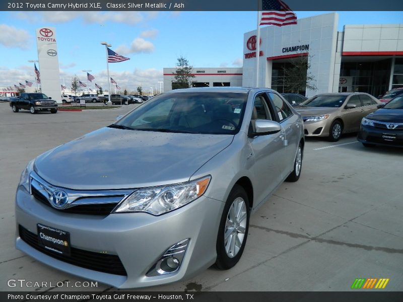 Classic Silver Metallic / Ash 2012 Toyota Camry Hybrid XLE