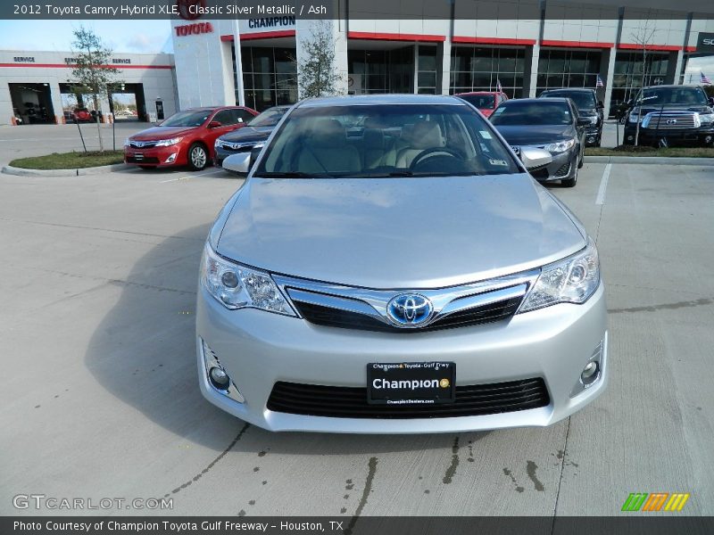 Classic Silver Metallic / Ash 2012 Toyota Camry Hybrid XLE