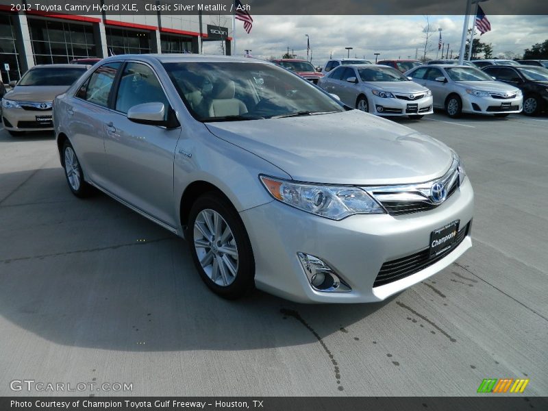 Classic Silver Metallic / Ash 2012 Toyota Camry Hybrid XLE