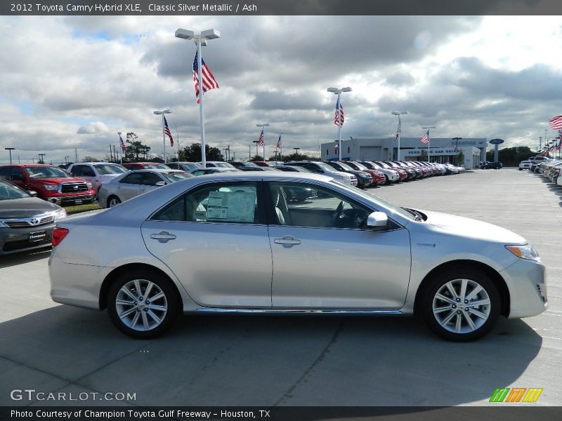 Classic Silver Metallic / Ash 2012 Toyota Camry Hybrid XLE