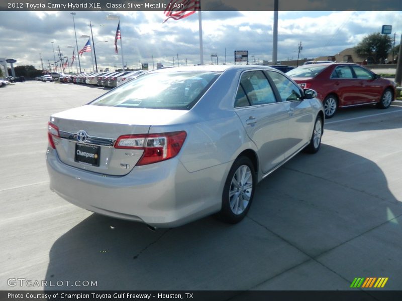 Classic Silver Metallic / Ash 2012 Toyota Camry Hybrid XLE