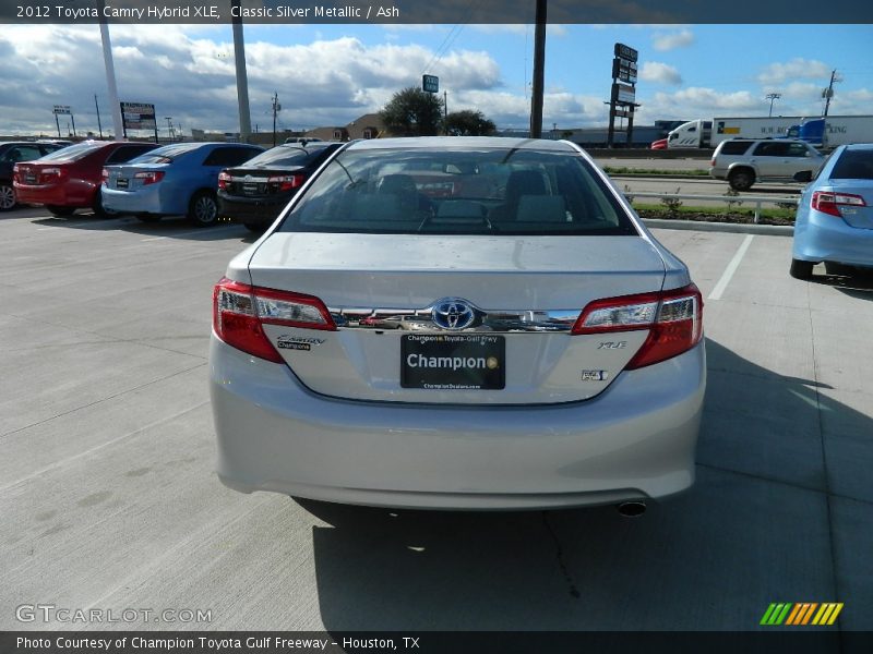 Classic Silver Metallic / Ash 2012 Toyota Camry Hybrid XLE