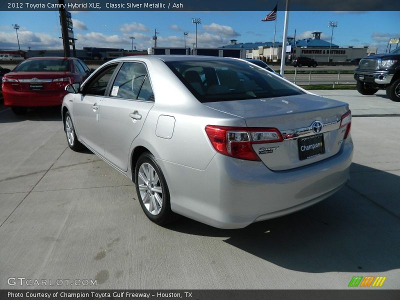 Classic Silver Metallic / Ash 2012 Toyota Camry Hybrid XLE