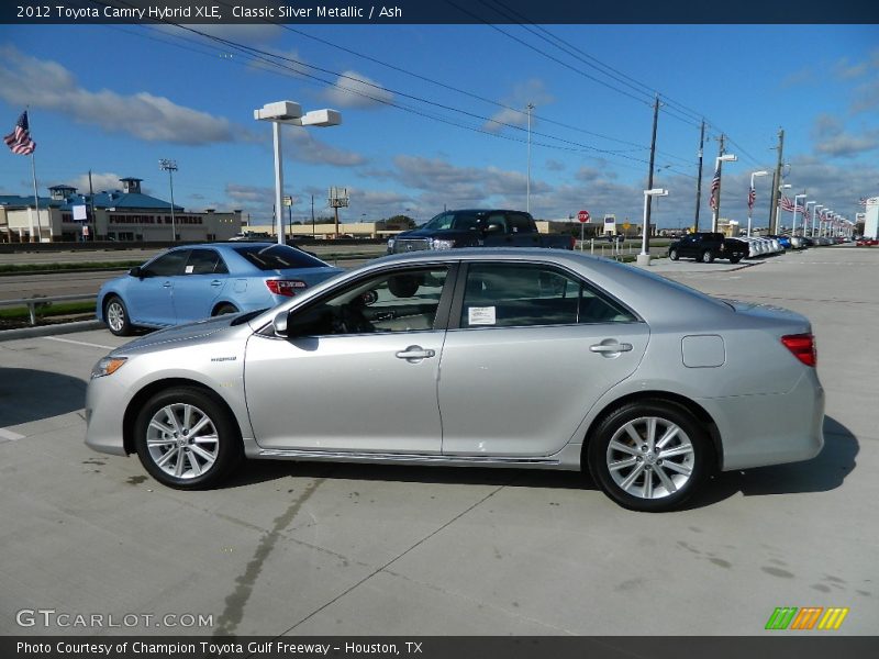 Classic Silver Metallic / Ash 2012 Toyota Camry Hybrid XLE