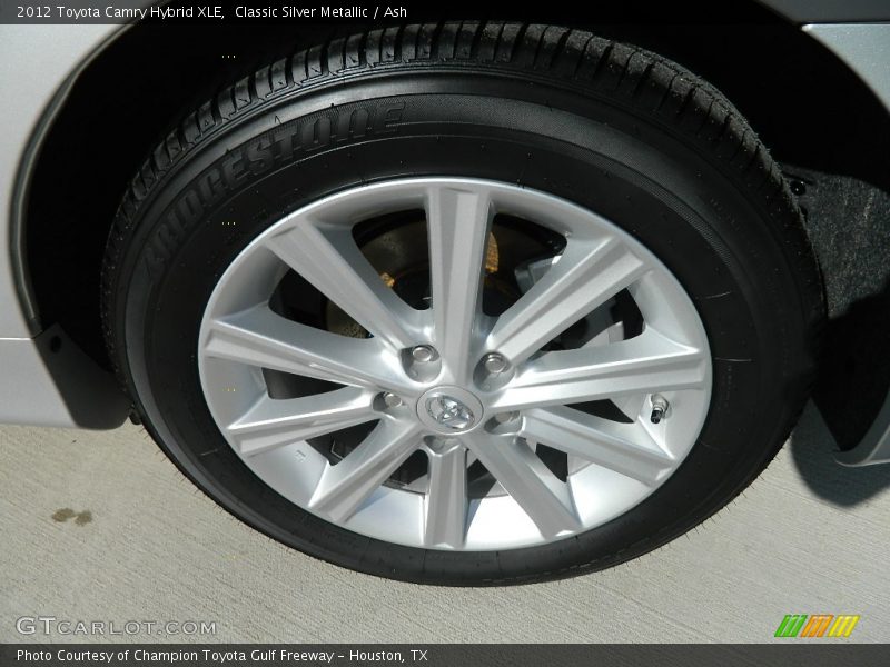 Classic Silver Metallic / Ash 2012 Toyota Camry Hybrid XLE