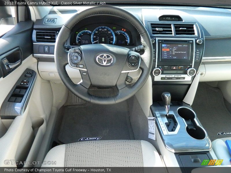 Classic Silver Metallic / Ash 2012 Toyota Camry Hybrid XLE