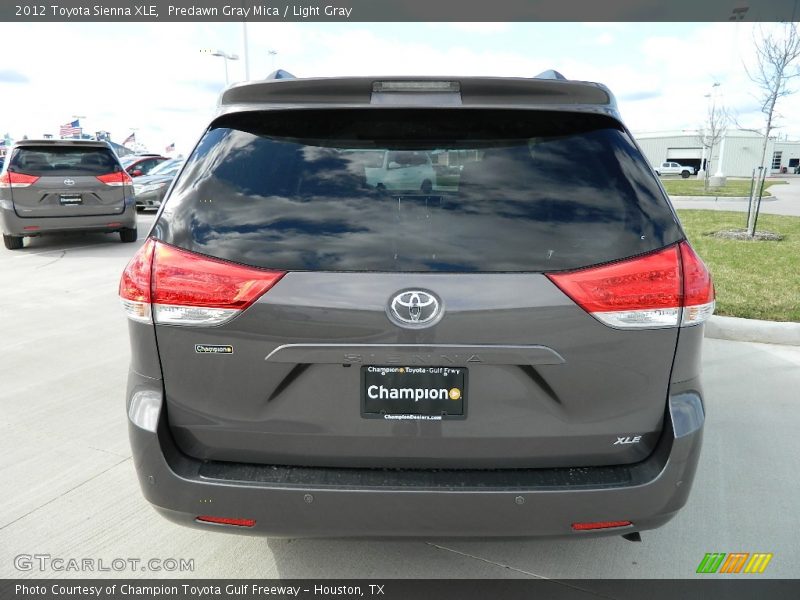 Predawn Gray Mica / Light Gray 2012 Toyota Sienna XLE