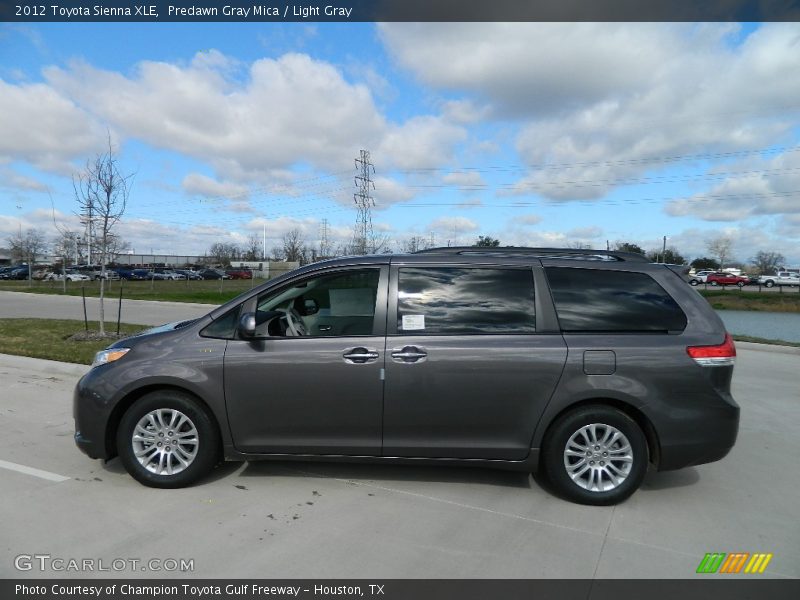  2012 Sienna XLE Predawn Gray Mica