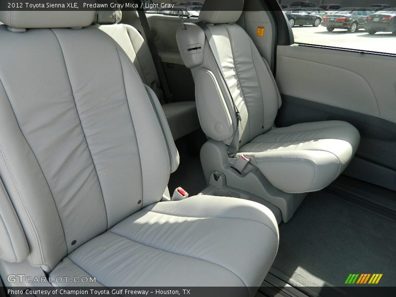 Predawn Gray Mica / Light Gray 2012 Toyota Sienna XLE