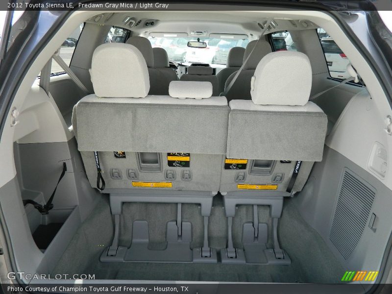 Predawn Gray Mica / Light Gray 2012 Toyota Sienna LE