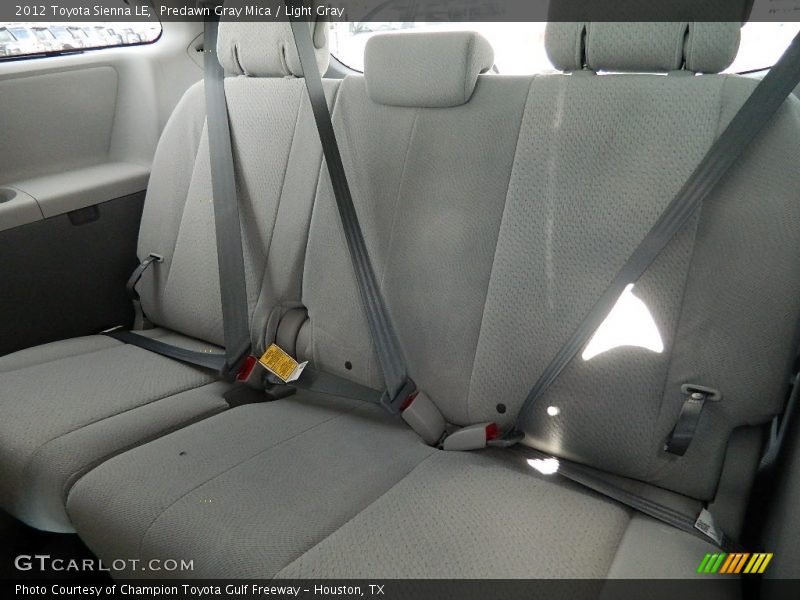 Predawn Gray Mica / Light Gray 2012 Toyota Sienna LE