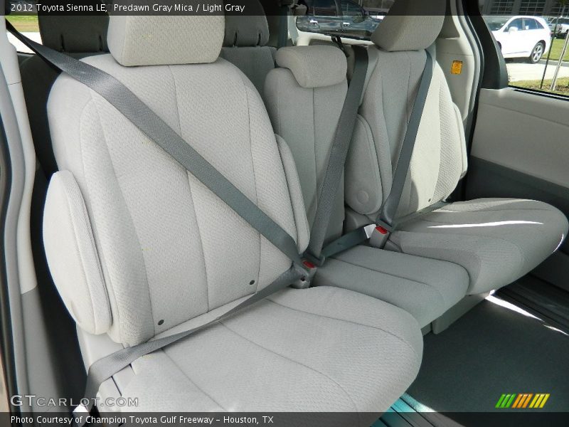 Predawn Gray Mica / Light Gray 2012 Toyota Sienna LE