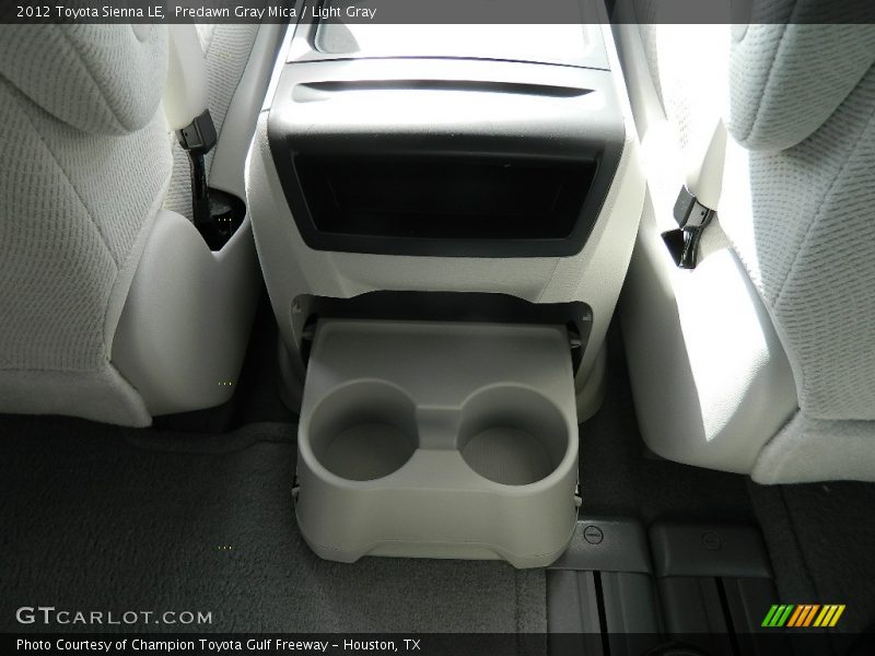 Predawn Gray Mica / Light Gray 2012 Toyota Sienna LE