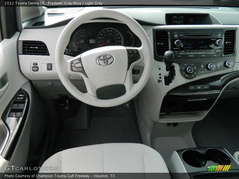 Predawn Gray Mica / Light Gray 2012 Toyota Sienna LE