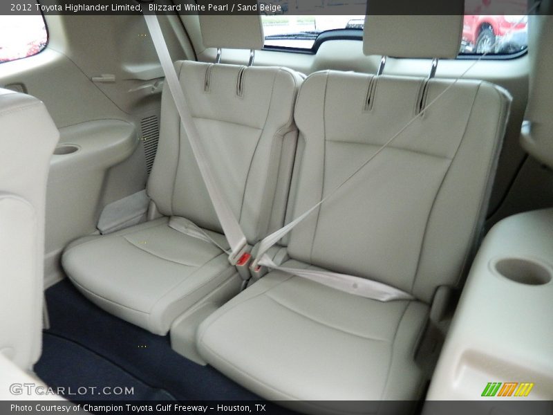Blizzard White Pearl / Sand Beige 2012 Toyota Highlander Limited