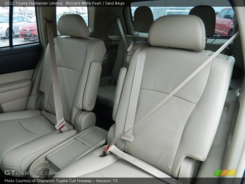 Blizzard White Pearl / Sand Beige 2012 Toyota Highlander Limited