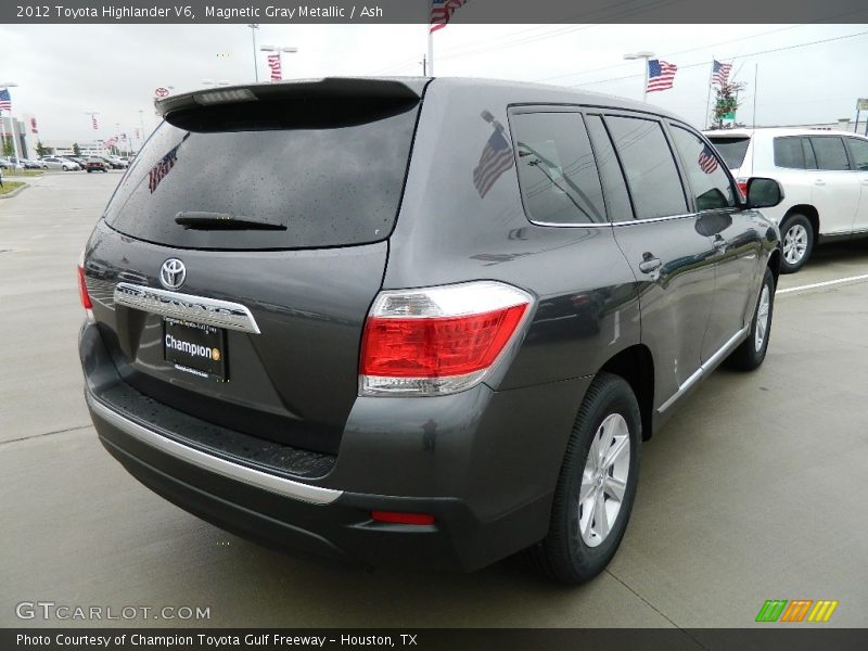 Magnetic Gray Metallic / Ash 2012 Toyota Highlander V6