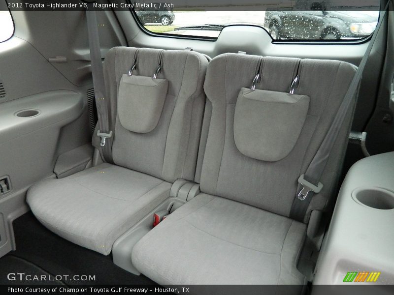 Rear Seat of 2012 Highlander V6