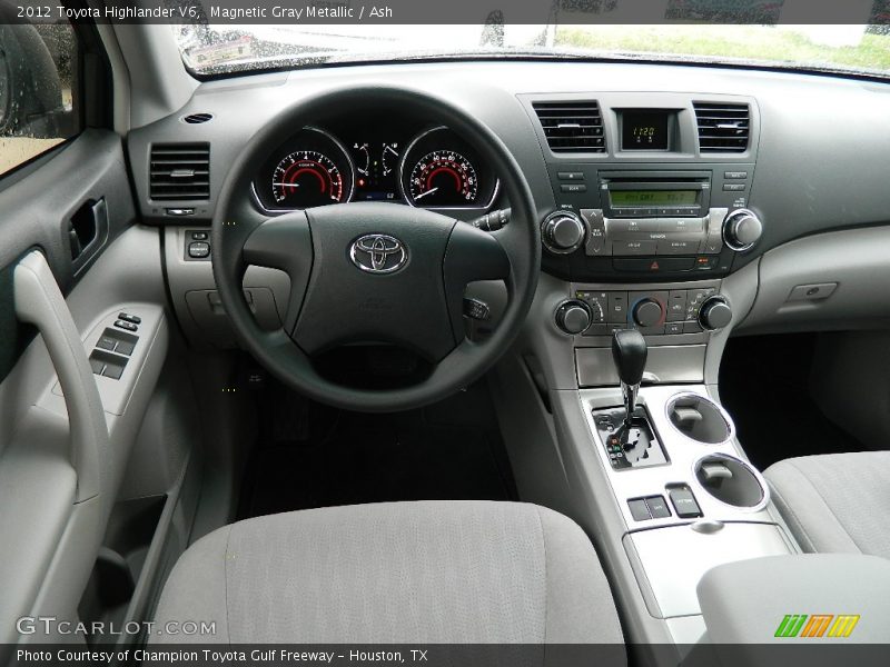 Dashboard of 2012 Highlander V6
