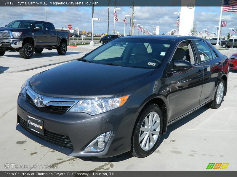 Magnetic Gray Metallic / Ash 2012 Toyota Camry XLE