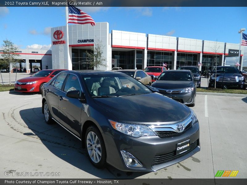 Magnetic Gray Metallic / Ash 2012 Toyota Camry XLE