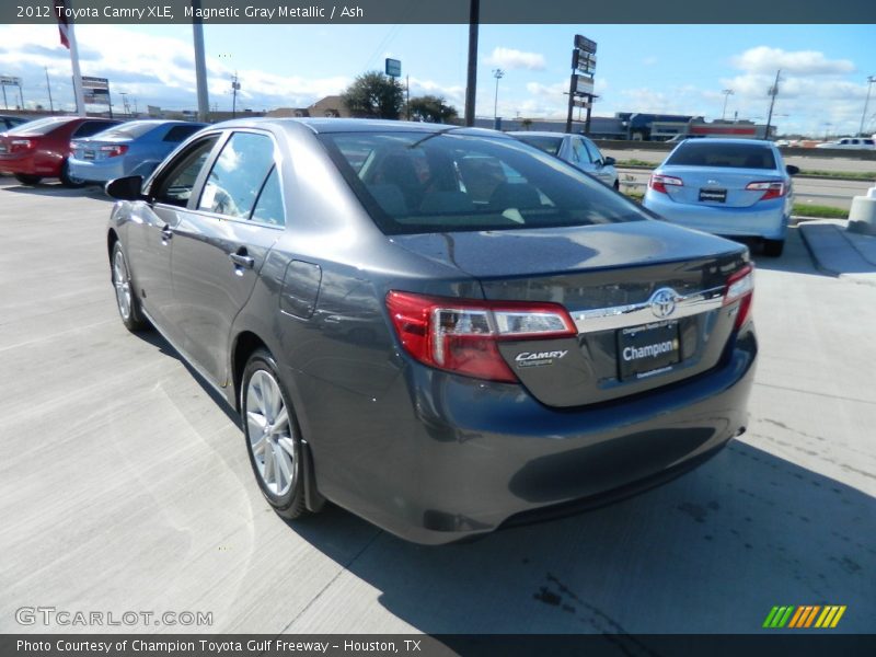 Magnetic Gray Metallic / Ash 2012 Toyota Camry XLE