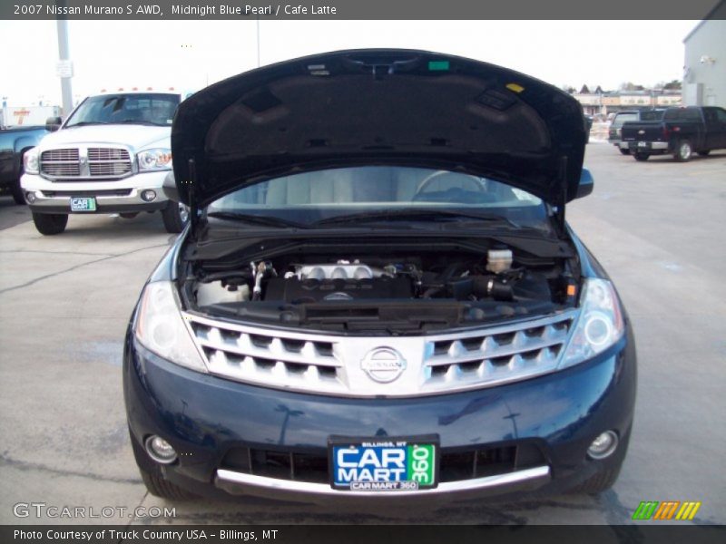 Midnight Blue Pearl / Cafe Latte 2007 Nissan Murano S AWD