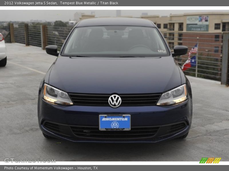 Tempest Blue Metallic / Titan Black 2012 Volkswagen Jetta S Sedan