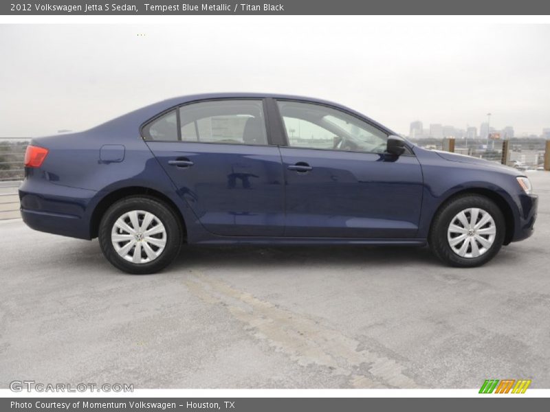 Tempest Blue Metallic / Titan Black 2012 Volkswagen Jetta S Sedan