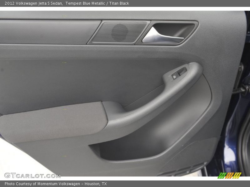 Tempest Blue Metallic / Titan Black 2012 Volkswagen Jetta S Sedan