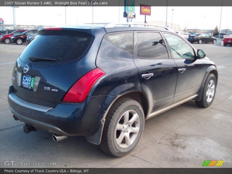 Midnight Blue Pearl / Cafe Latte 2007 Nissan Murano S AWD