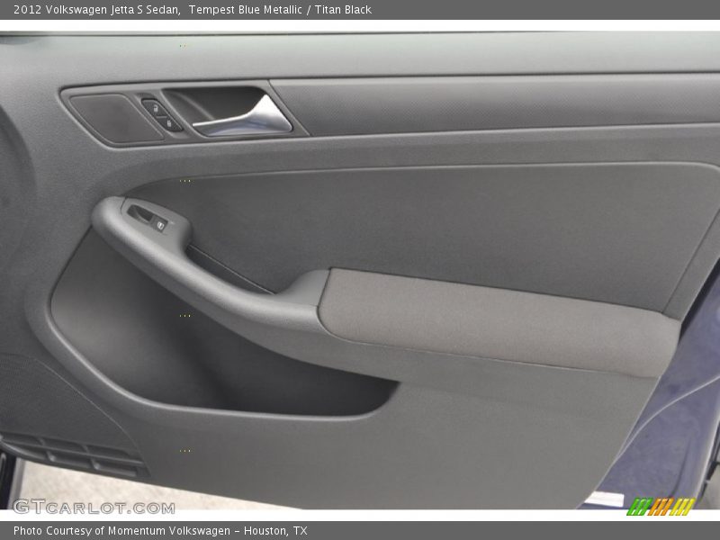 Tempest Blue Metallic / Titan Black 2012 Volkswagen Jetta S Sedan