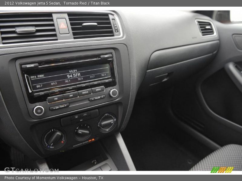 Tornado Red / Titan Black 2012 Volkswagen Jetta S Sedan